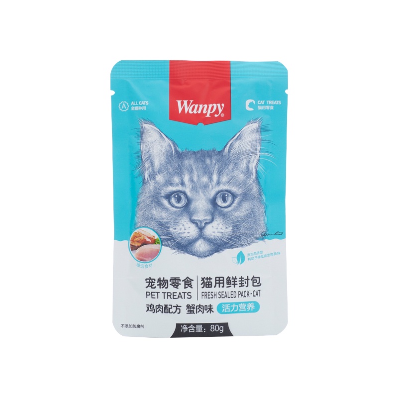 Pate mèo Wanpy 80g - Thức ăn ướt bổ sung nước cho mèo nhà bạn