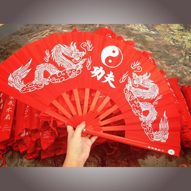 Quạt võ thuật - quạt Dưỡng sinh cao cấp - 1 cái tay phải