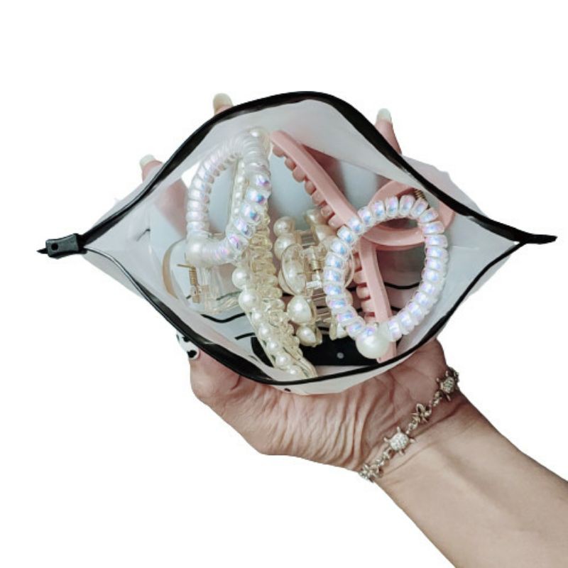 Set 5 Phụ Kiện Tóc Đựng Túi Zip Xịn Sò