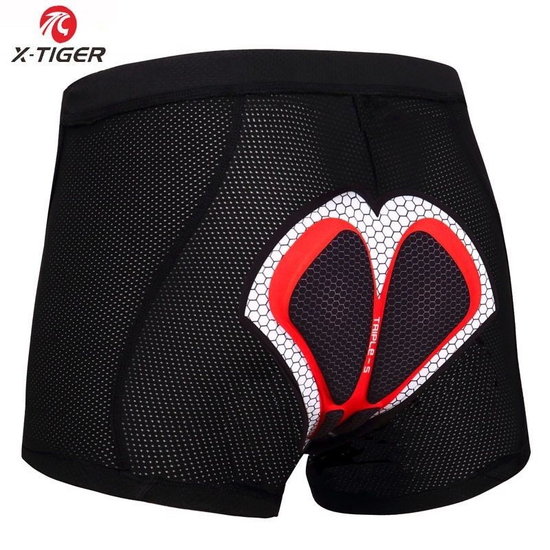 Quần short X-TIGER có mút đệm thiết kế 3D dùng khi đạp xe