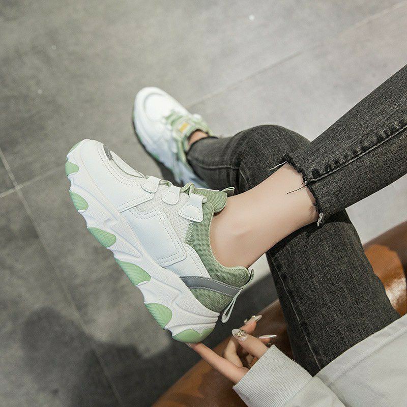 ( 2 Màu ) Giày Thể Thao Nữ Sneaker Mới 5S Kiểu Dáng Mới , Giày Nữ Mới Kiểu Dáng Hàn Quốc Hot Trend 2020