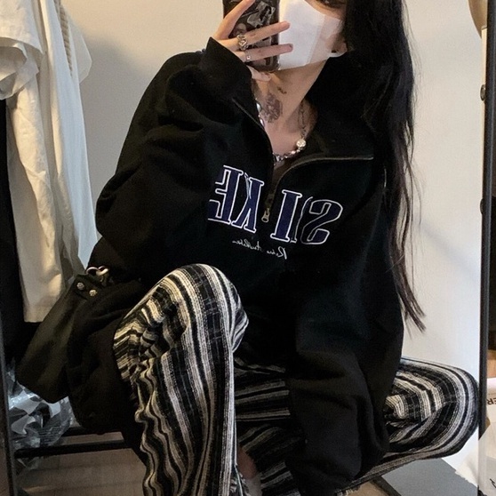 Áo thun polo tay dài cổ bẻ năng động thời trang Hàn Quốc