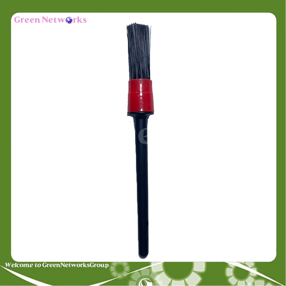 Bộ 5 chổi cọ vệ sinh xe máy, ô tô tròn từ lông heo cao cấp, cọ rửa khoang máy, nội thất  (5 cái/ 1 bộ) - GreenNetWorks