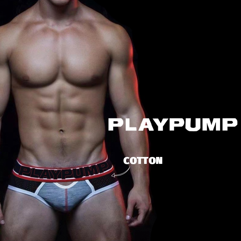 Quần lót nam PLAYPUMP ORLVS p9116 bằng cotton thoáng khí thời trang quyến rũ cho nam