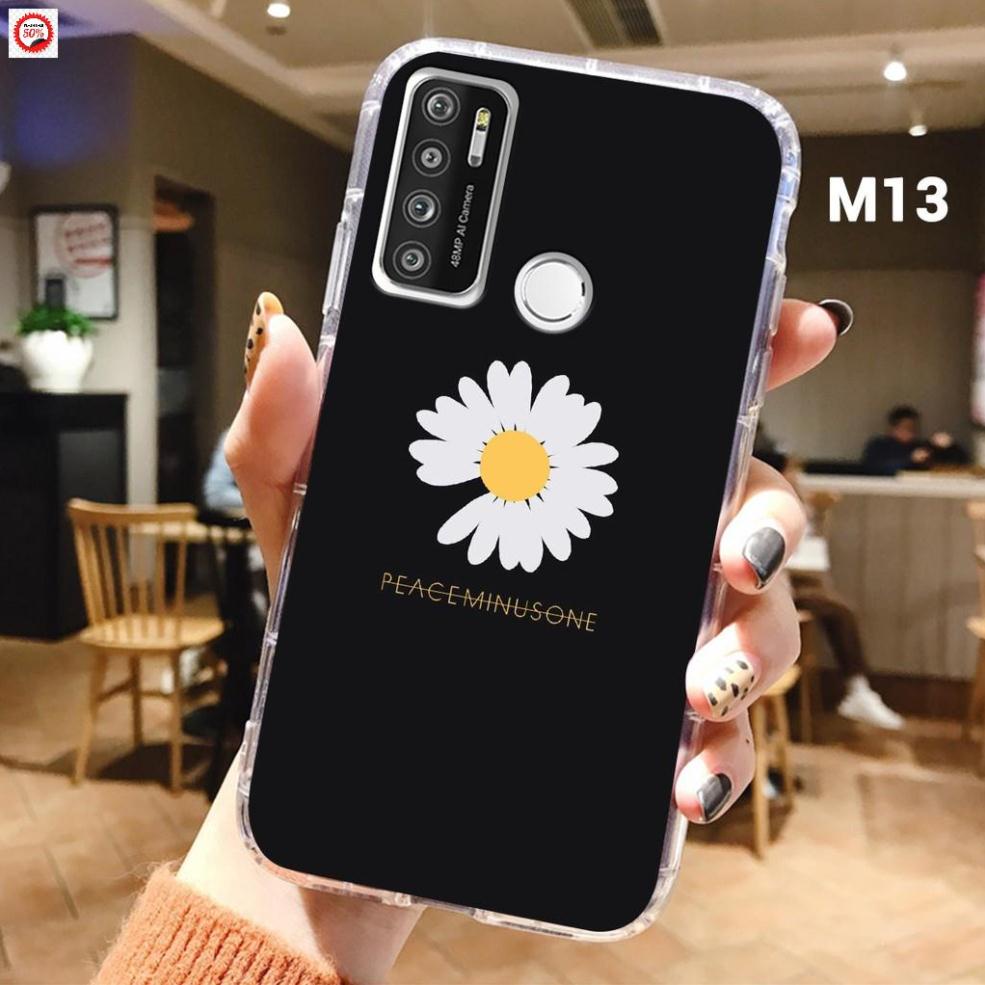 Ốp lưng Vsmart Live 4 - Joy 4 - Star 4 - Star 5 dẻo trong in hình hoa cúc hot trend 2020
