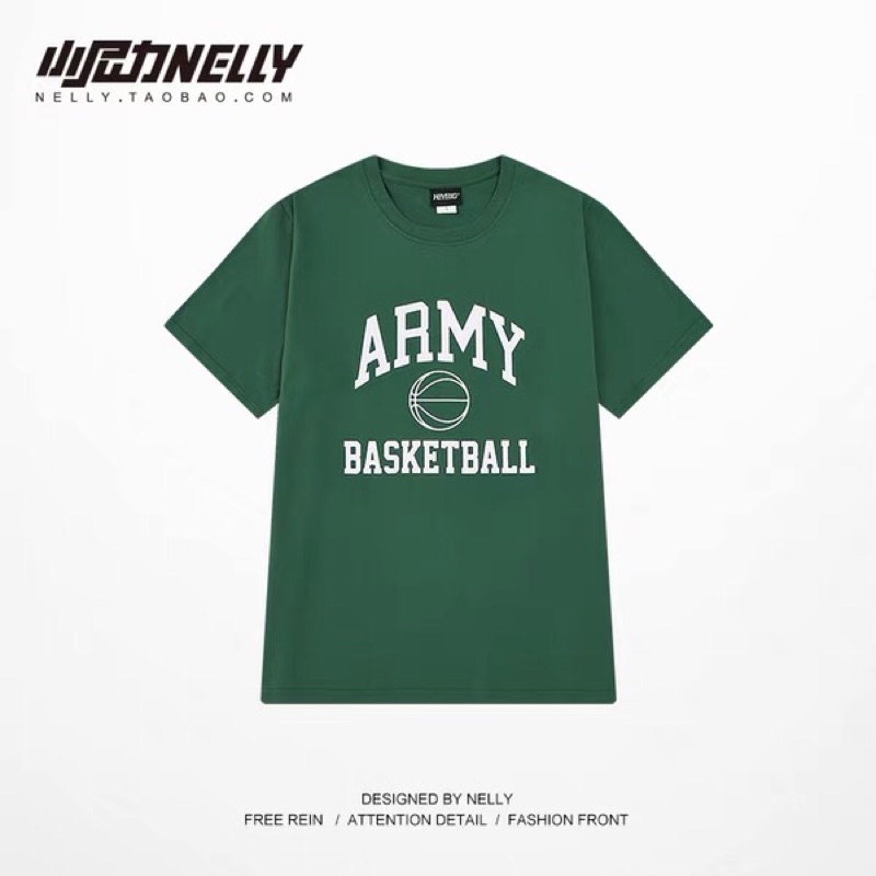 Áo phông nelly heybig sale (có sẵn) 19 army basketball