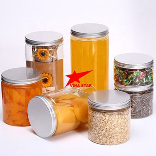 [RẺ VÔ ĐỊCH] - Hộp, Hũ Nhựa PET 250ml, 500ml, 600ml, 700ml, 750ml, 900ml, 1000ml, 1200ml Nắp NHÔM Chọn Màu Giá Xưởng