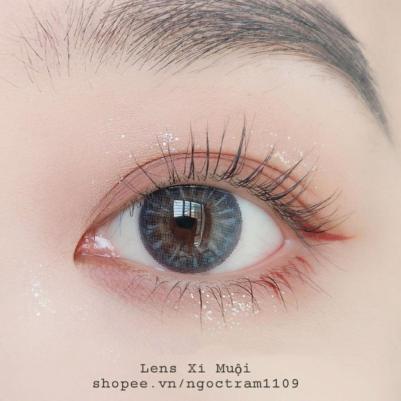 Lens mắt xám Flow Gray (full độ cận từ 0-6 độ)