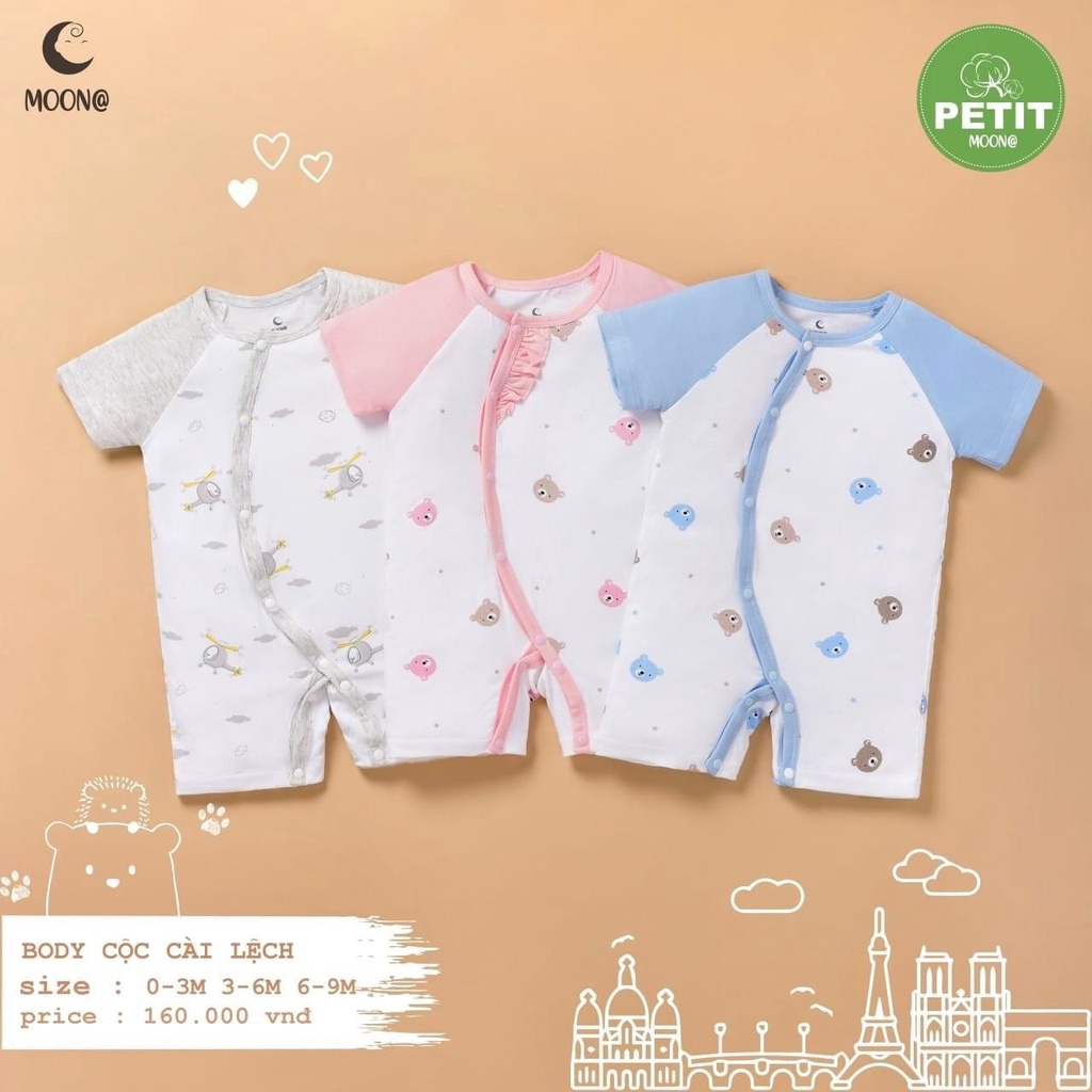 [ CHÍNH HÃNG ] Moon@ -  Body cộc Moon petit/ Lil Little Love cho bé 3-9kg