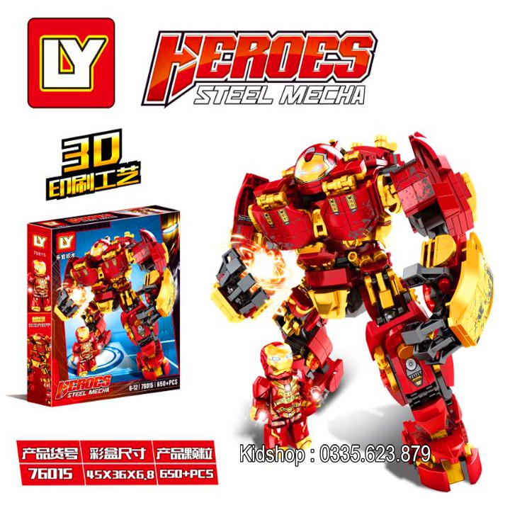 Bộ Lego Xếp Hình Ninjago Siêu Robot Chiến Đấu. 650 Chi Tiết.