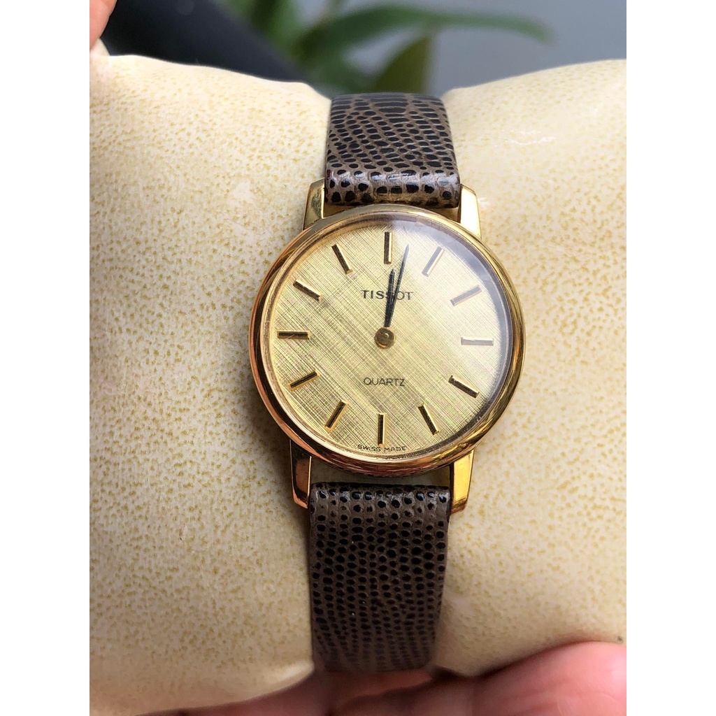 Đồng hồ nữ hiệu Tissot chính hãng, dây da thật, hàng đã qua sử dụng