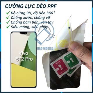 Dán dẻo ppf cho vivo s12, s12 pro dán full màn