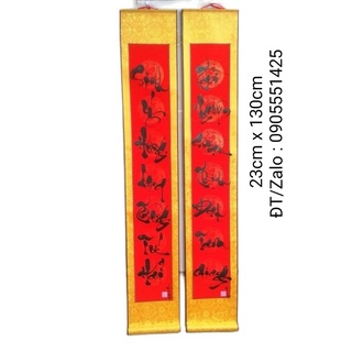 Câu đối thư pháp,bồi lụa.Quà tặng mừng tân gia,khai trương, sinh nhật.Mừng thọ ông bà,cha mẹ.Quà tết Tranh trang trí tết