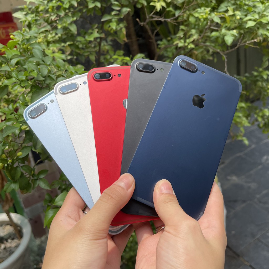 Vỏ iPhone 7 Plus cạnh vuông iPhone 12, kèm bộ nút