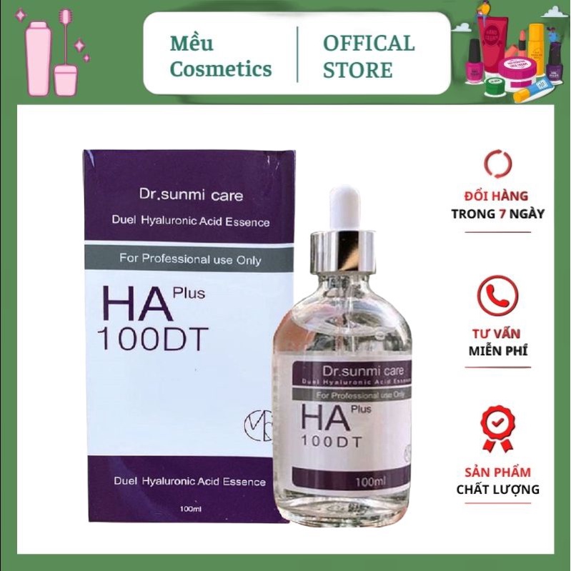 Tinh chất serum HA Plus 100DT Dr.Sunmi Care Due Hyaluronic Acid Essence 100ml của Hàn Quốc