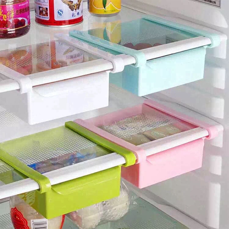 Khay nhựa gắn ngăn tủ lạnh để thực phẩm tiện dụng