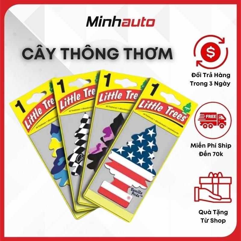 Cây Thông Thơm FREESHIP Lá Thông Thơm Little Trees - Treo Xe Ô Tô, Tủ Quần Áo, Phòng Ngủ - Thay Thế Túi Thơm, Tinh D