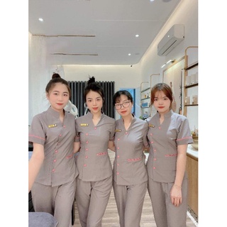 Đồng phục spa, đồng phục tmv, nail _ mi
