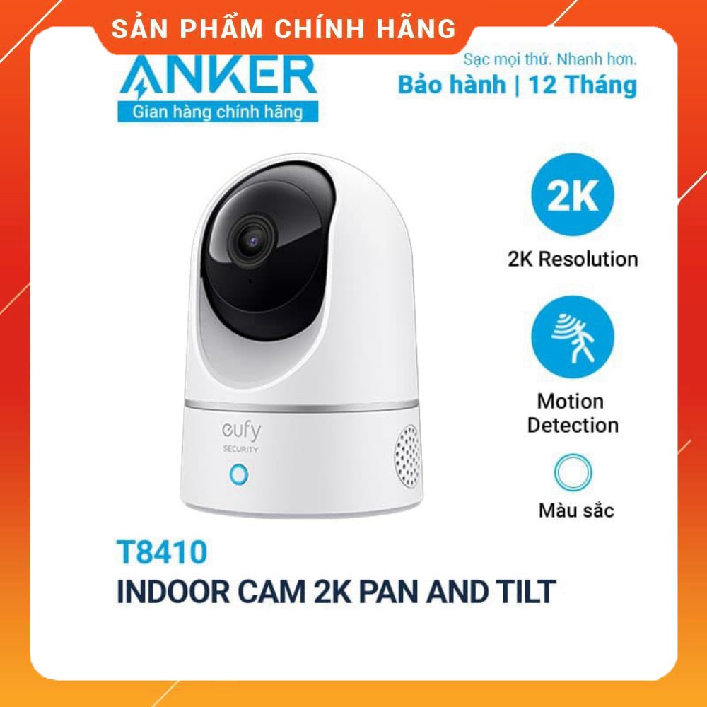 Camera Eufy Indoor 2K Pan and Tilt - T8410