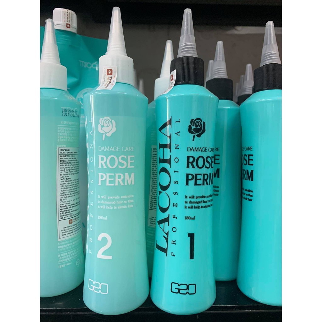 THUỐC UỐN LẠNH LACOHA ROSE PERM 180ML X2