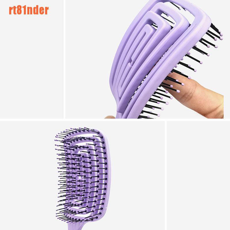 [Hàng mới về] Lược chải tóc massage da đầu bằng nylon dành cho phụ nữ Rt81