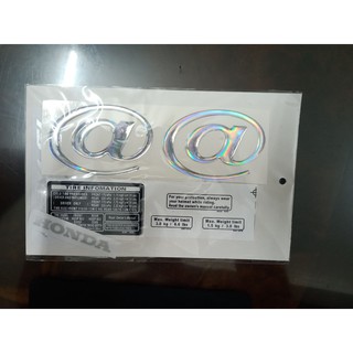 Bộ tem decal chữ nổi @  ( hình chụp trực tiếp )