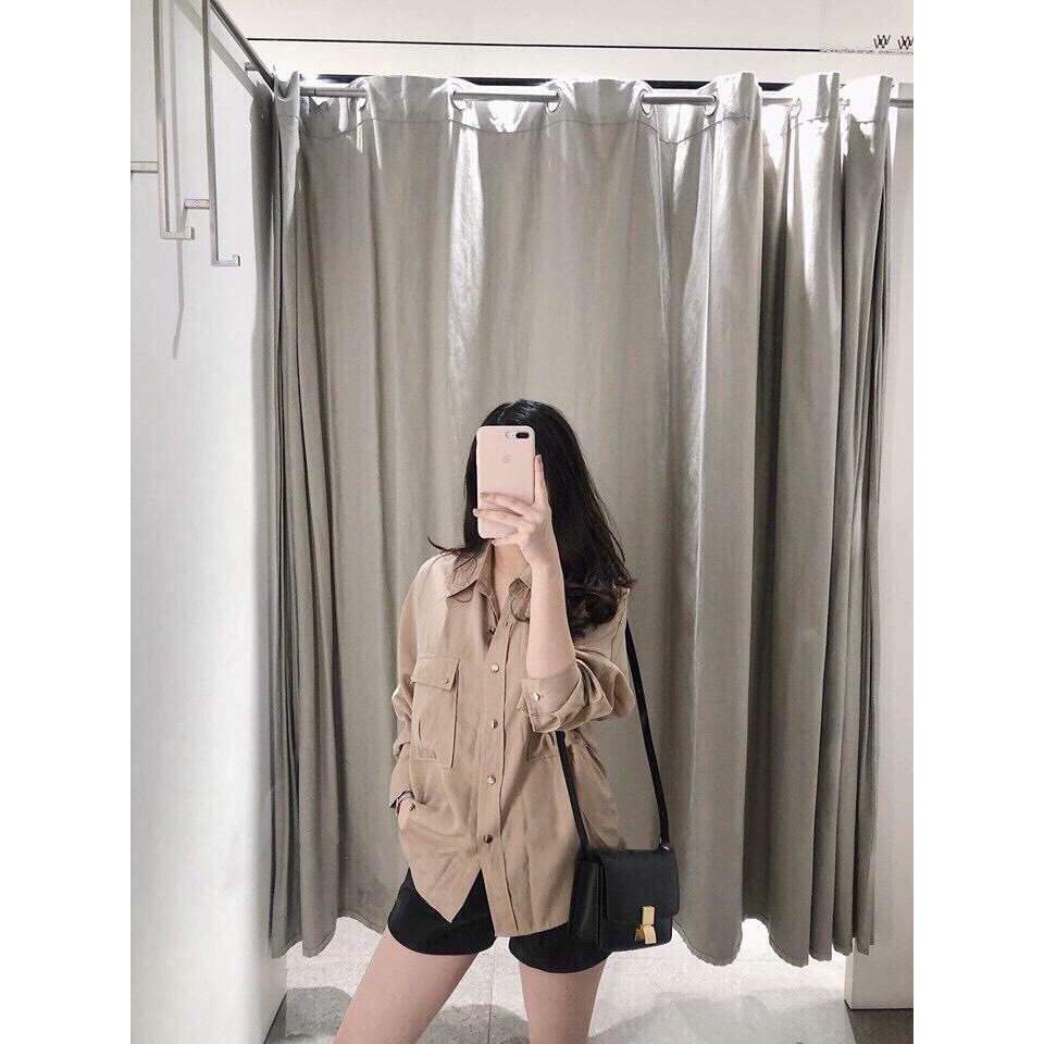 Áo sơ mi nữ dáng rộng