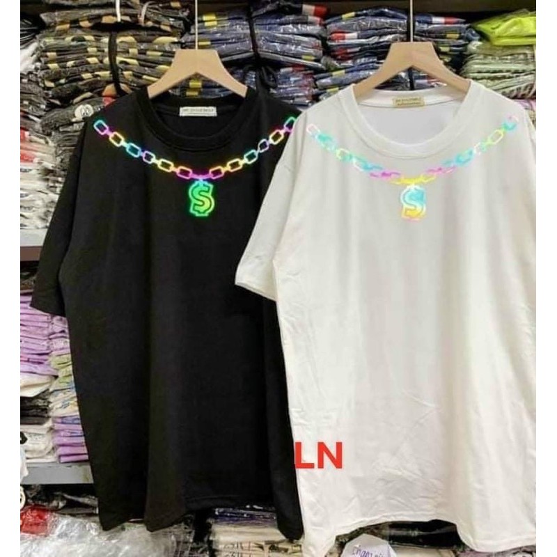 Áo xích chữ vòng cổ phản quang 7m chất tici DA32