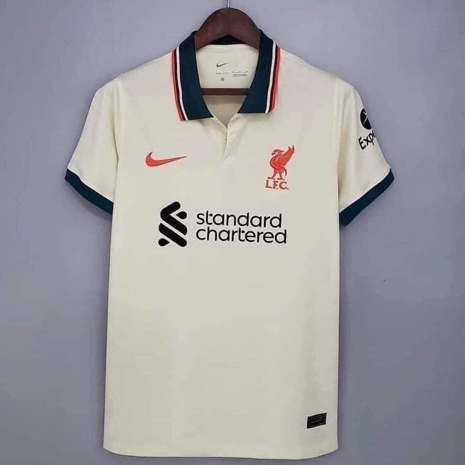 Áo Thun Câu Lạc Bộ Liverpool Jersey Away 21-22 Độc Đáo - Áo bóng đá hot