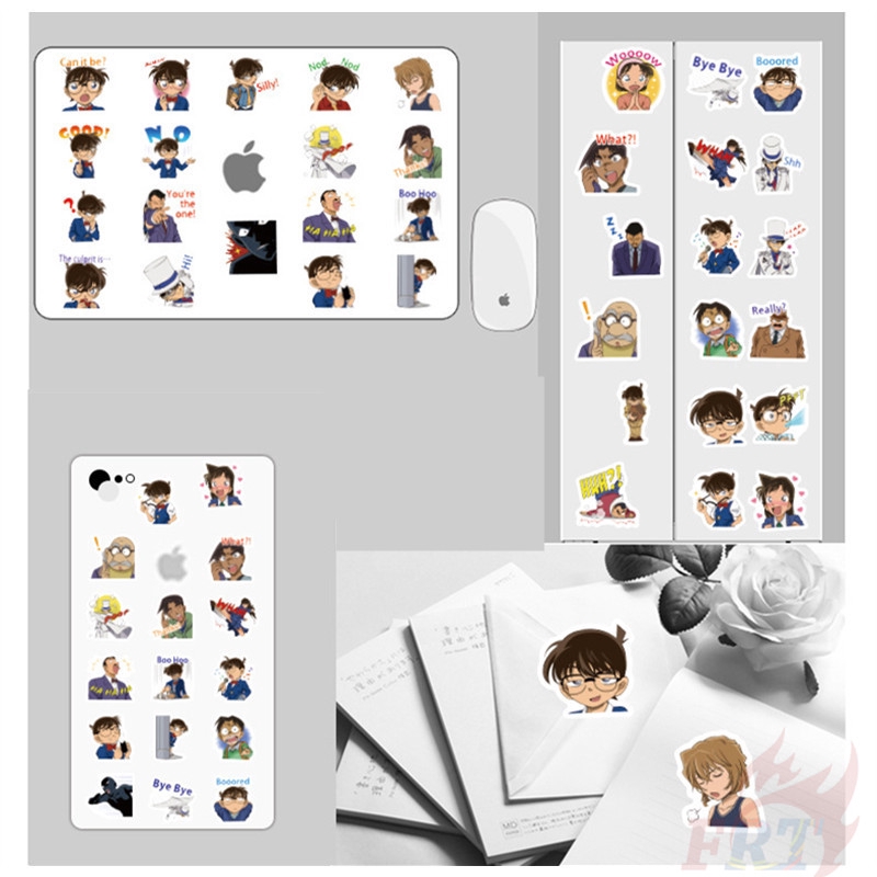 ❉ Detective Conan / Case Closed - Series 01 Anime Giấy và decal dán tường  ❉ 40Pcs/Set DIY Decals Stickers for Diary Scrapbooks
