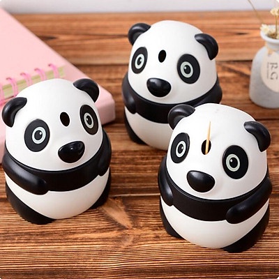 Hộp đựng tăm hình gấu trúc dễ thương