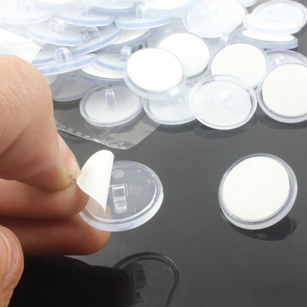 Móc Treo Cờ MALCOLM Hình Tròn Trong Suốt Dán Tường Chắc Chắn 2cm
