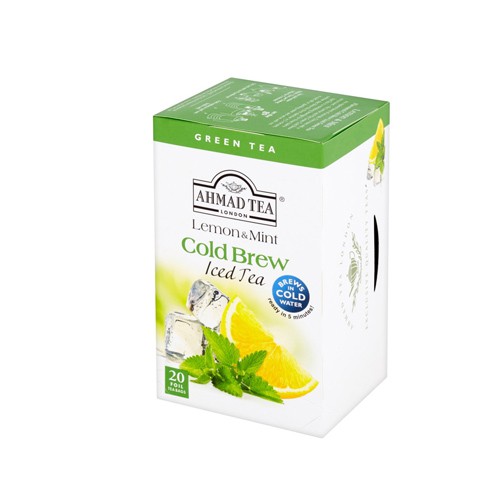 Trà chanh bạc hà lạnh Cold Brew hộp 40g 20 túi lọc