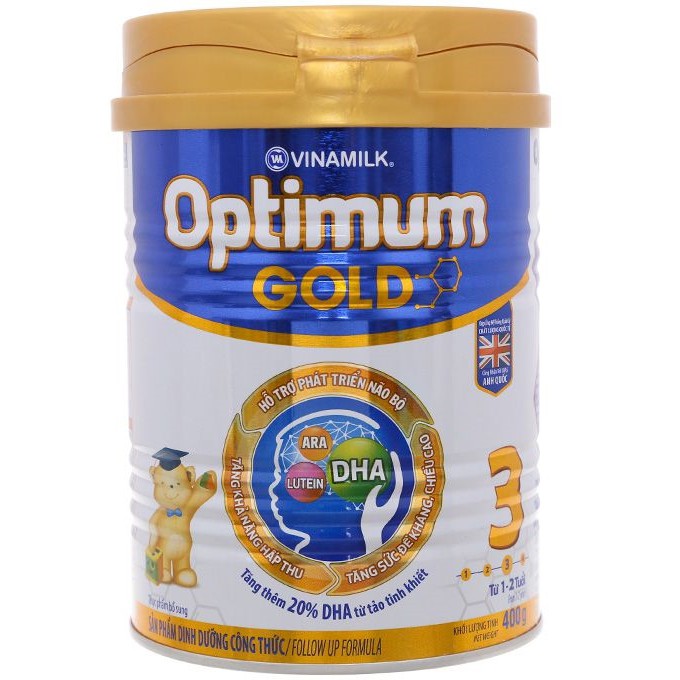 Sữa Optimum gold 1-2-3-4 400g