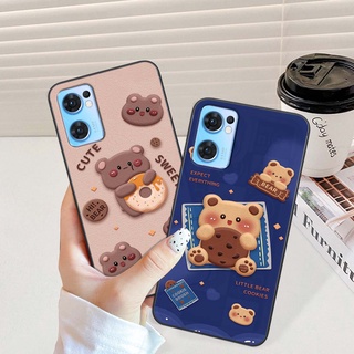 Ốp lưng Oppo RENO7 / RENO7 Z 5G in hình bear bick, gấu siêu đẹp dễ thương cute
