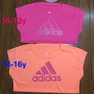Áo Thun Bé Gái Hồng Cam Adidas