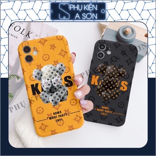 Ốp lưng iphone kaws party cạnh vuông 5/5s/6/6plus/6s/6splus/7/7plus/8/8plus/x/xr/xs/11/12/pro/max/plus/promax