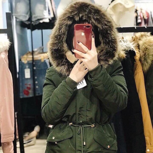 Áo parka lót lông