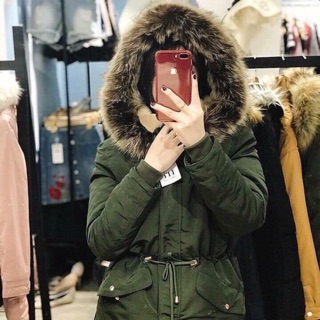Áo parka lót lông