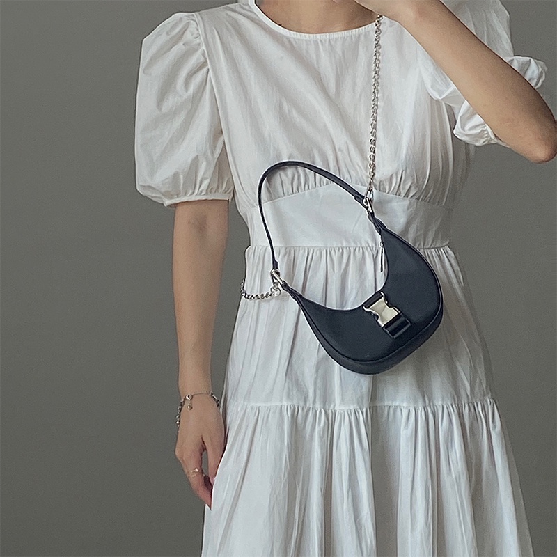 IELGY Túi Đeo Vai Dây Xích Hình Quả Lựu Thời Trang Cho Nữ