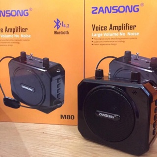 Máy Trợ Giảng Không Dây ZANSONG M80 âm thanh to , mic nhậy