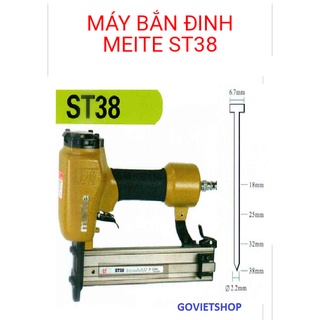 Máy bắn đinh bê tông ST38 - hiệu MEITE - Nạp đinh AT - đinh bê tông ST18 - ST25 - ST32 - ST38