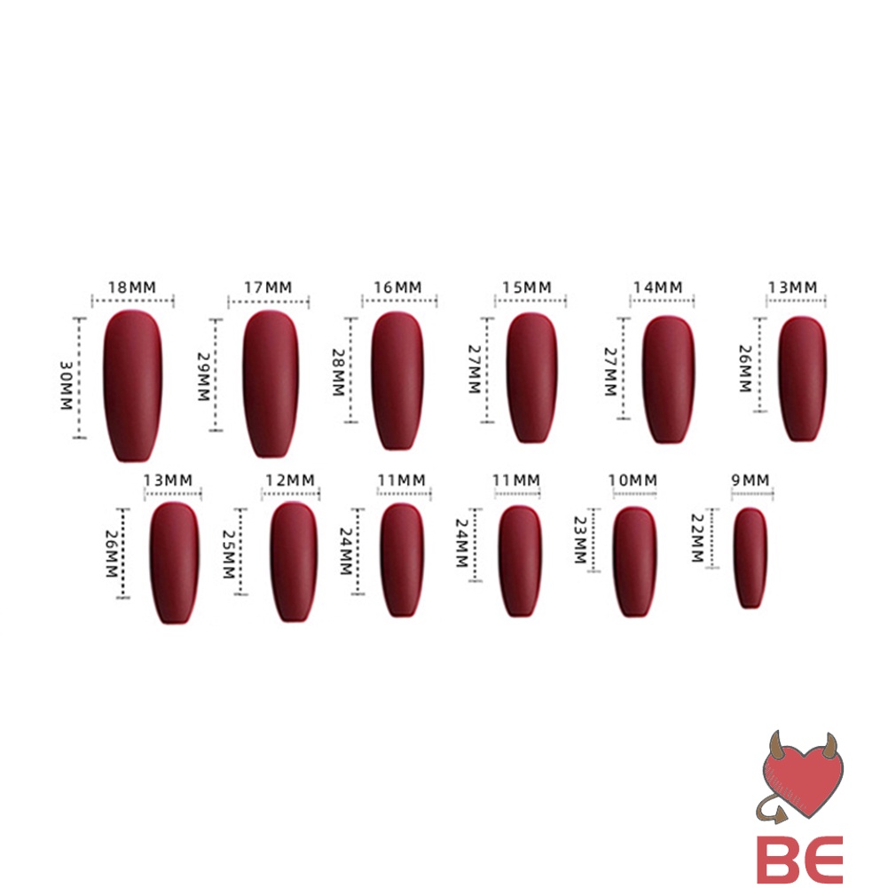 YADORNOS Set 24 móng tay giả YADORNOS màu trắng sữa thời trang dành cho nữ