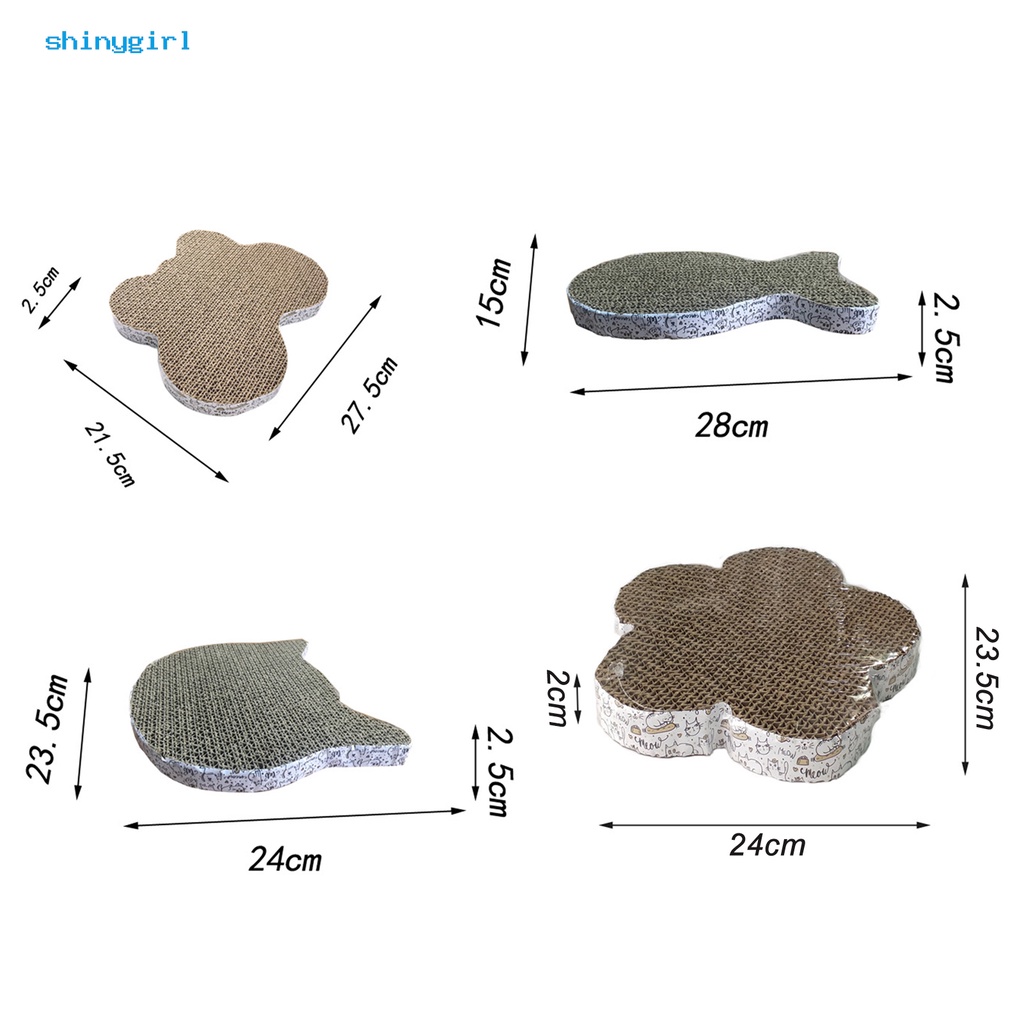 Đệm cào móng bằng giấy dày dặn thân thiện với môi trường dành cho mèo cưng
