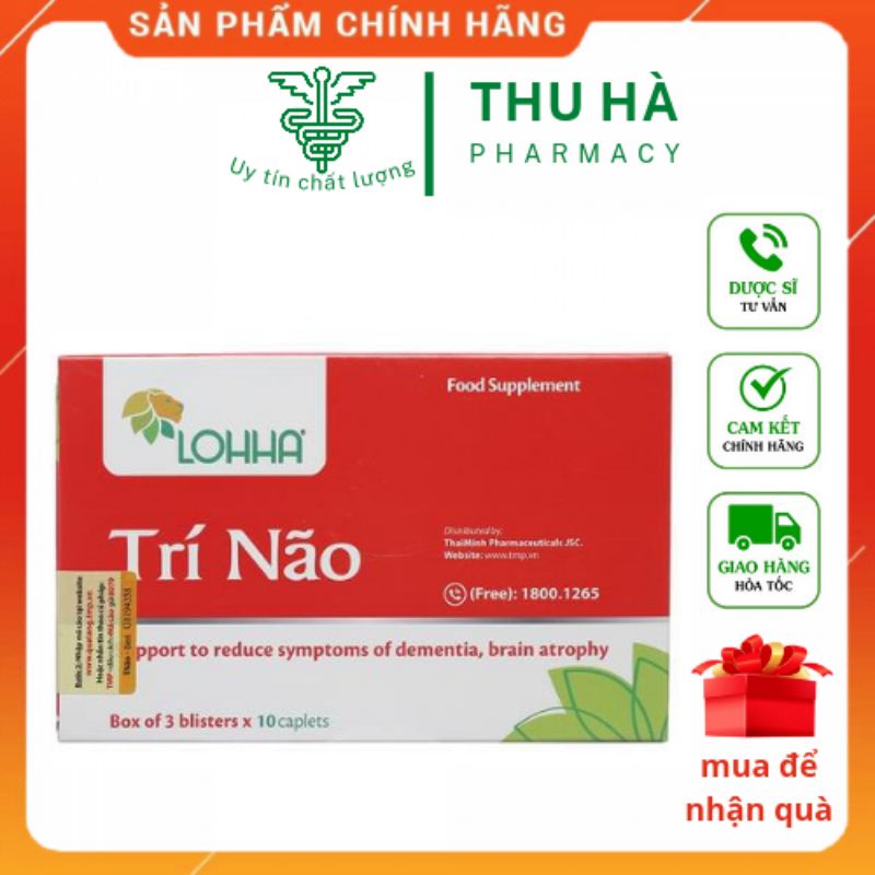 [CHÍNH HÃNG MUA 6 TẶNG 1] Lohha Trí não - hỗ trợ giảm các triệu chứng sa sút trí tuệ