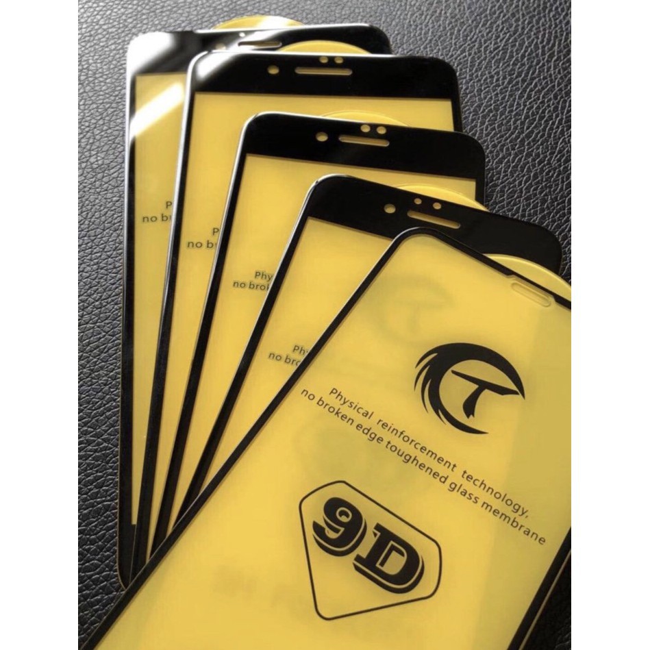 Kính cường lực 9D full màn Iphone Tương thích iphone 5/5s/6/6s/6Plus/6s Plus/7/8/7Plus/8Plus/X/Xs/Xs Max/11/11Pro