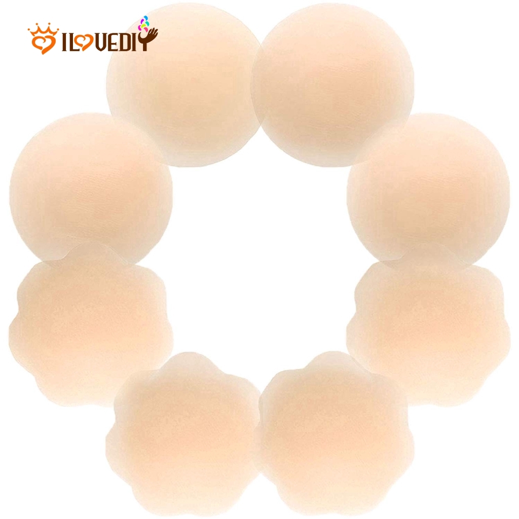 Miếng Dán Nhũ Hoa Silicon Trong Suốt Cho Nữ