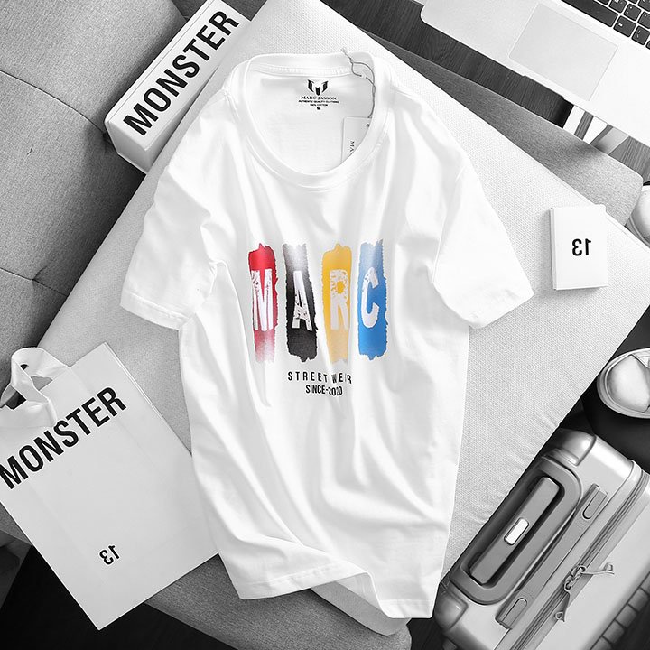 Áo Thun Marc Cổ Tròn Thun COTTON SINGLE 2 chiều cao cấp | BigBuy360 - bigbuy360.vn