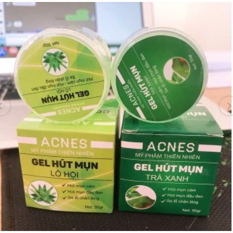 Gel hút mụn ACNES (mỹ phẩm thiên nhiên) TRÀ XANH VÀ LÔ HỘI (CHAT VỚI SHOP ĐỂ CHỌN LOẠI)