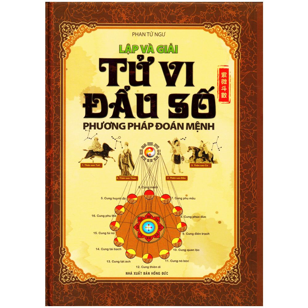 Sách - Lập Và Giải Tử Vi Đẩu Số - Phương Pháp Đoán Mệnh - Bìa Cứng - 8935088538867